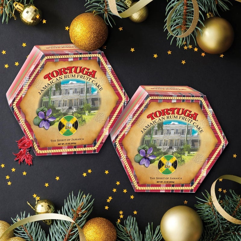 Tortuga Jamaican Christmas Fruit Cake - 23oz - An Exquisite Fruit Cake With Rum For Stocking Stuffers, Gift Baskets - Gourmet Rum Cakes Tortuga - Fruit Cakes for Christmas - Image 3