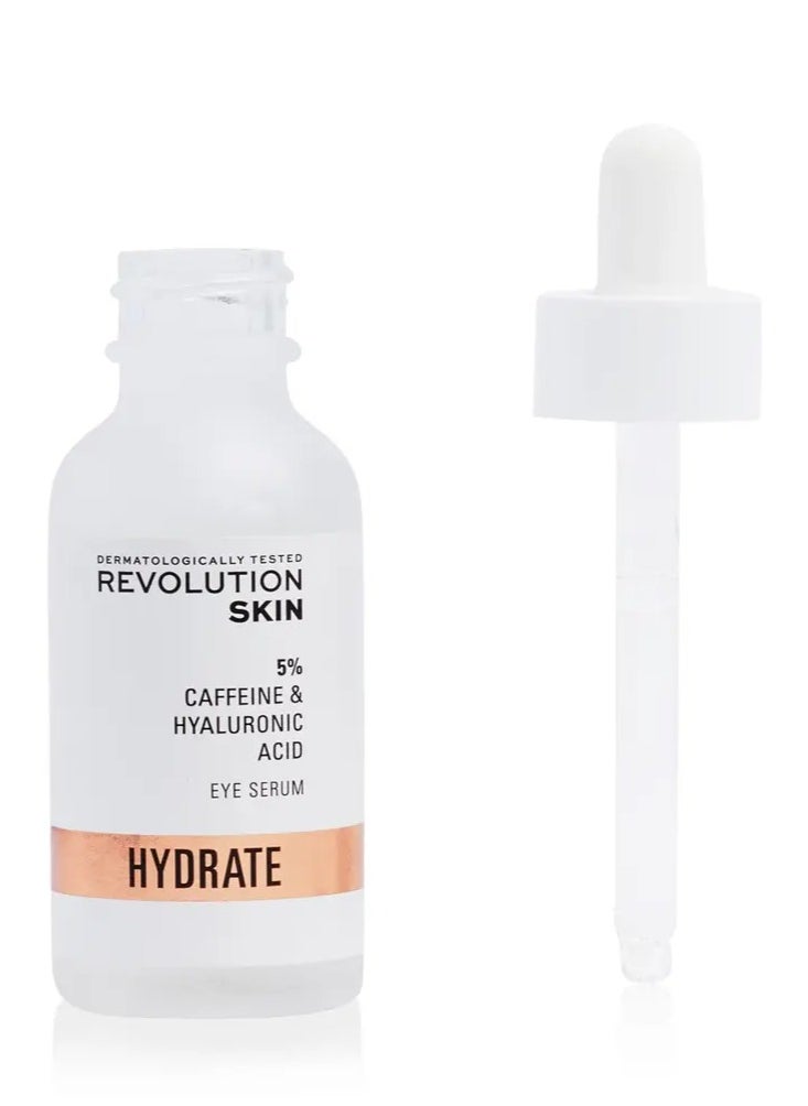 REVOLUTION Revolution Skincare Targeted Under Eye Serum - 5% Caffeine Solution + Hyaluronic Acid  - Image 3