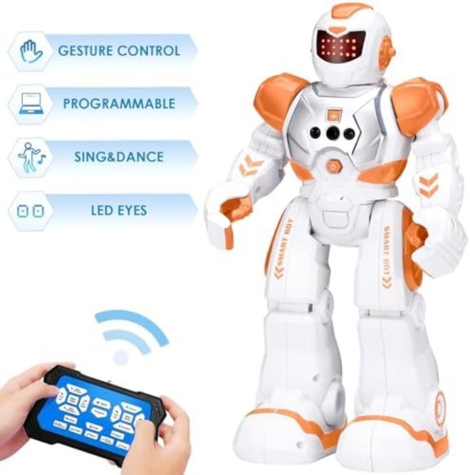 KingsDragon RC Gesture-Sensing Interactive Robot Toy for Kids - Birthday Gift for Boys & Girls Ages 6-9 - Image 4