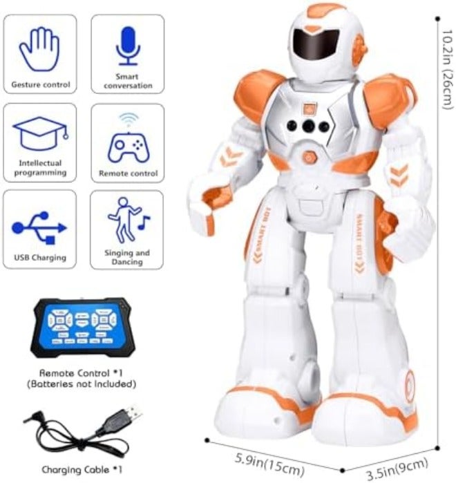 KingsDragon RC Gesture-Sensing Interactive Robot Toy for Kids - Birthday Gift for Boys & Girls Ages 6-9 - Image 5