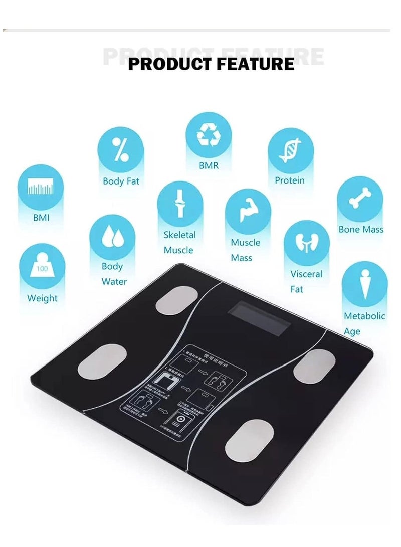 Smart Bluetooth Body Fat Bathroom Scale Weight Composition Analyzer - Image 3