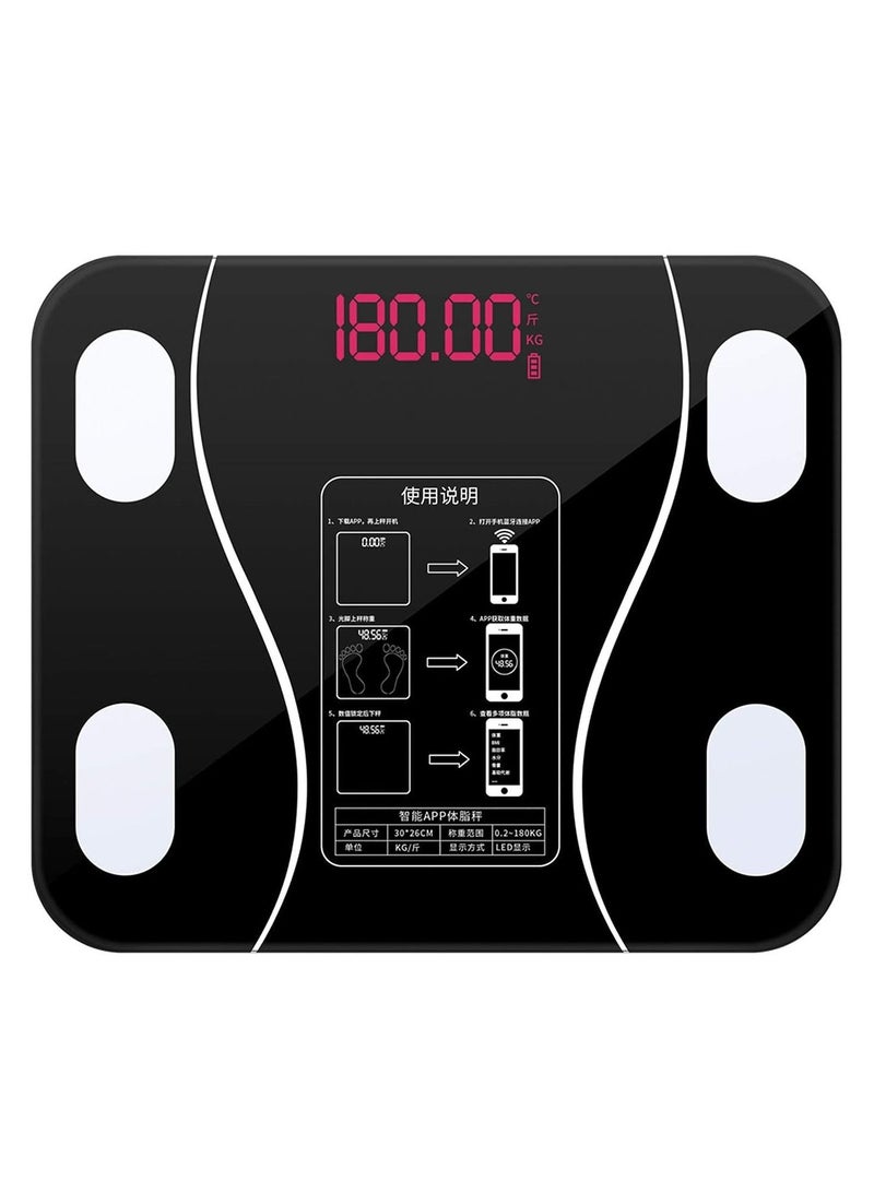 Smart Bluetooth Body Fat Bathroom Scale Weight Composition Analyzer - Image 1