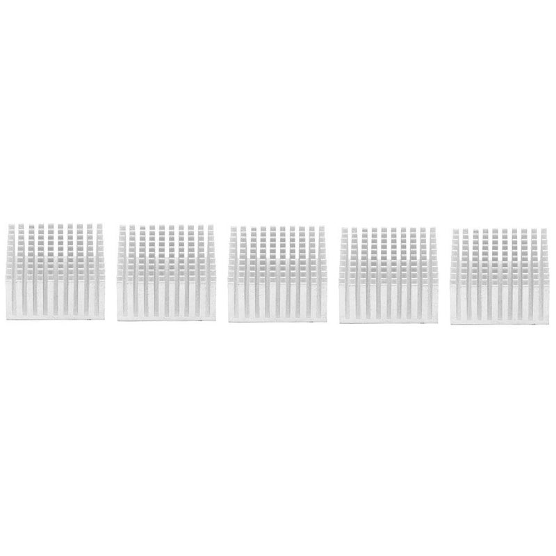 Silver Aluminum Heatsink Module 40x20x40mm Cooling Fin for Fan Board - Image 2