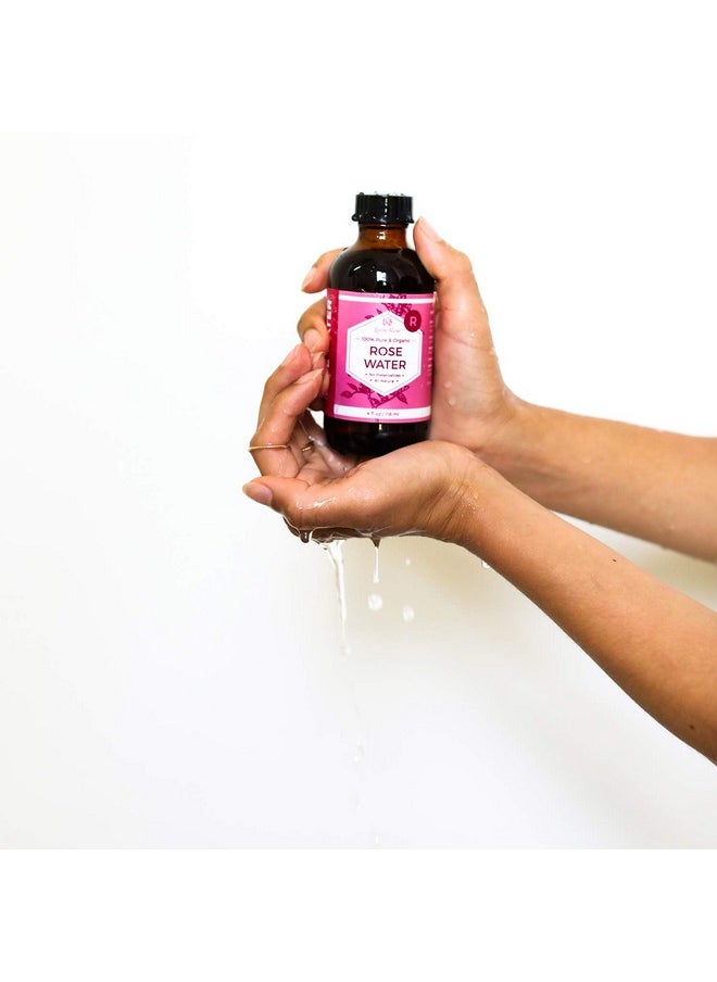 Leven Rose - Rose Water Spray For Face By Leven Rose Pure Natural Moroccan Rosewater Hydrosol Face Spray Organic Rose Water For Hair 4 Oz - Image 1
