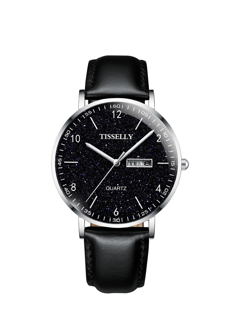 TISSELLY - Fashionable men's quartz watch - Image 1