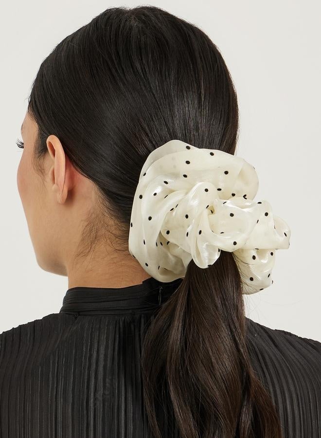 Styli Set of 2 - Polka Printed Scrunchies - Image 2