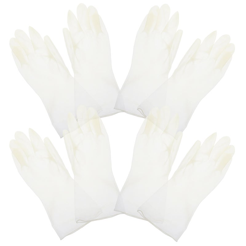 4 Pairs Dishwashing Gloves Kitchen Cleaning Gloves Lengthened Housework Gloves - Image 1