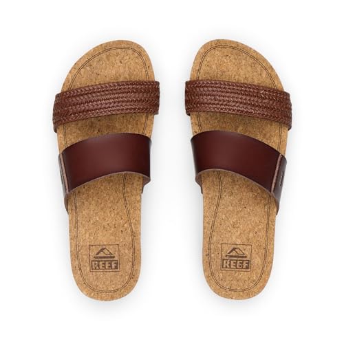 Reef Cushion Vista Hi Women's Comfort Platform Sandals Chocolate - 8 Medium - Image 4