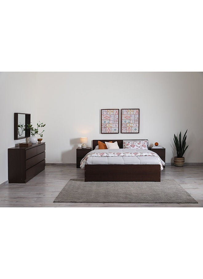 Pan Home - 4 -Pc Malmo Bedroom Set 160x200 Cm | Panel Board | Queen Size - Image 1
