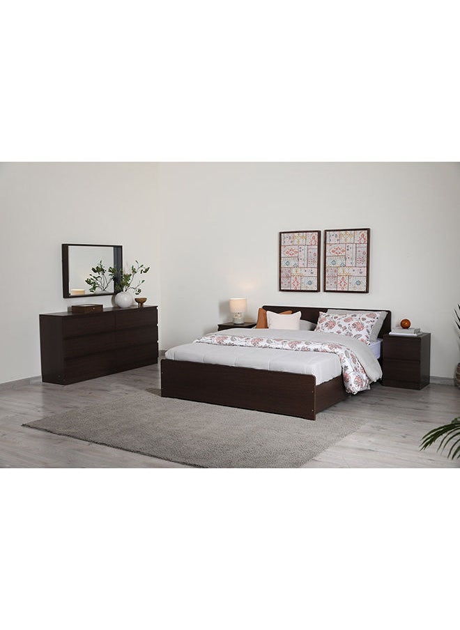 Pan Home - 4 -Pc Malmo Bedroom Set 160x200 Cm | Panel Board | Queen Size - Image 1