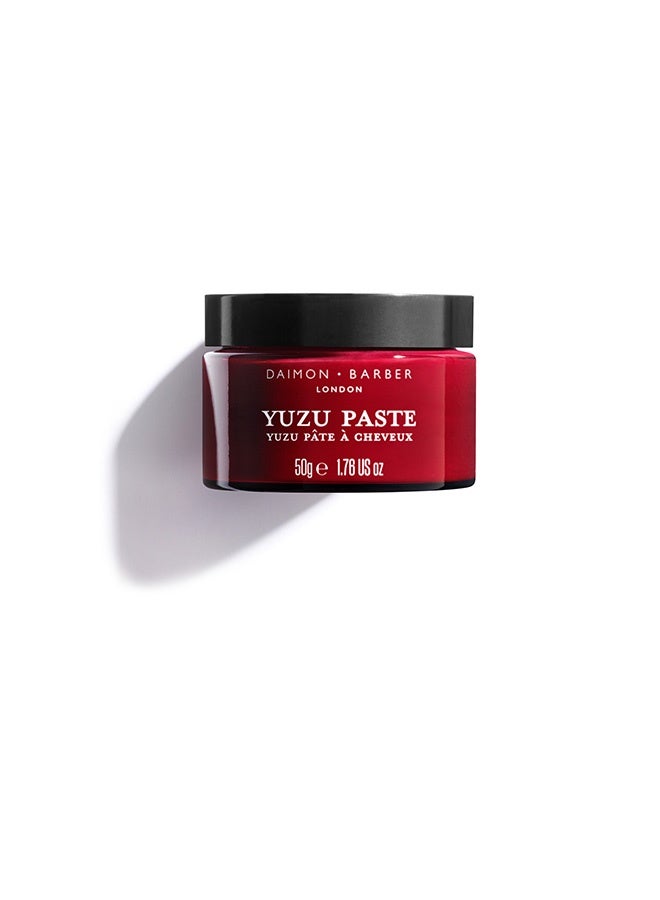 Daimon Barber Yuzu Styling Paste 50g – Lightweight Hair Paste with Natural Hold and Citrus Yuzu Scent for Flexible, Textured Styling - Image 1
