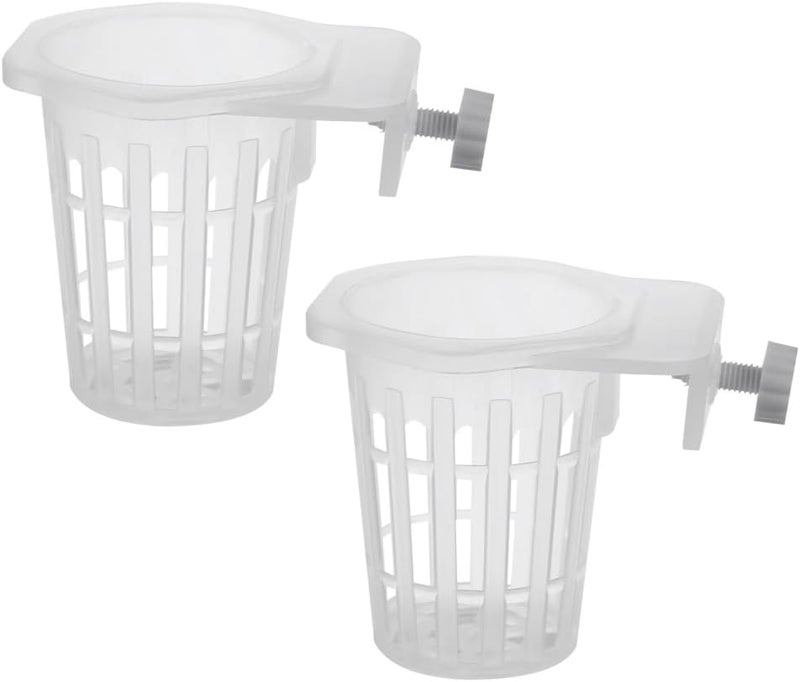 MiOYOOW Aquarium Plant Holder 2PCS WallHanging Fish Tank Plant Pot with Rooting Hole for Aquarium Plants Decorations - Image 1
