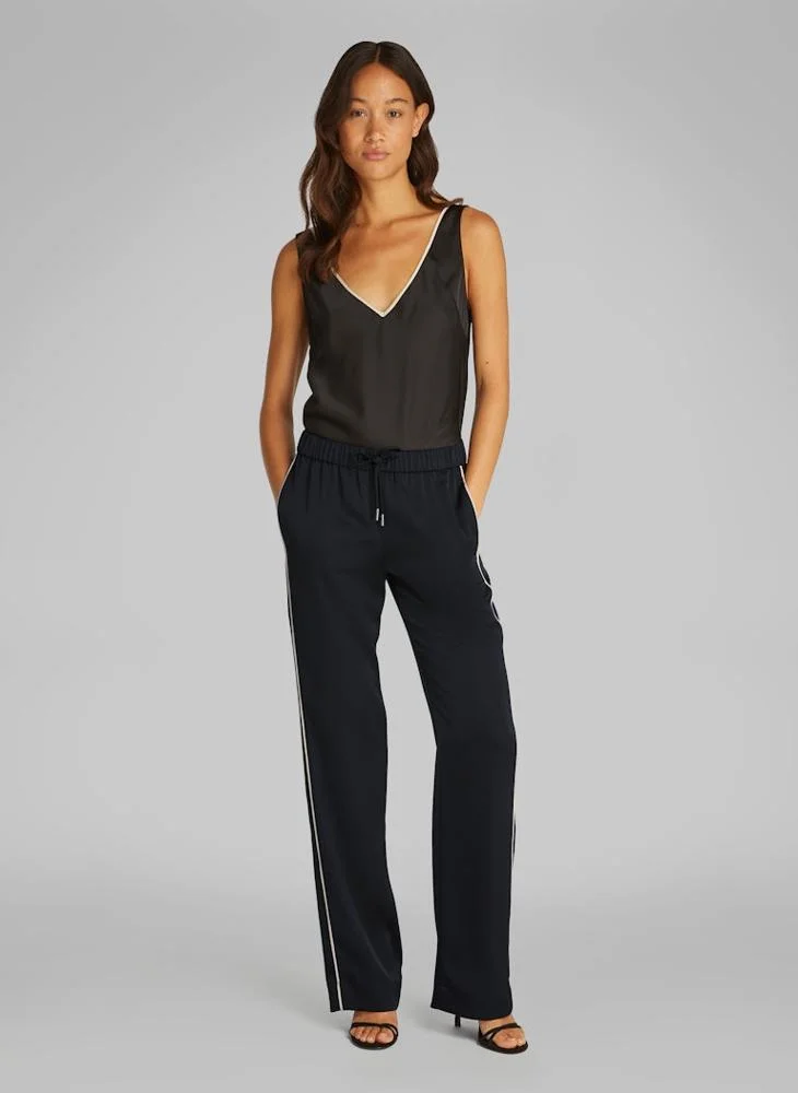 CALVIN KLEIN Satin High Waist Pants