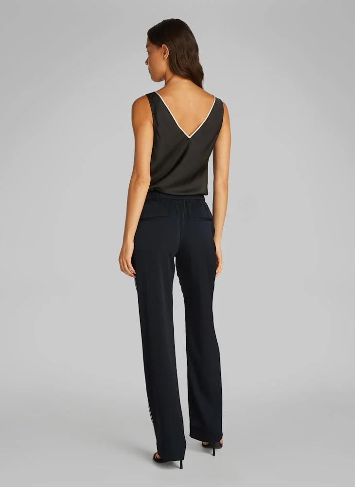 CALVIN KLEIN Satin High Waist Pants