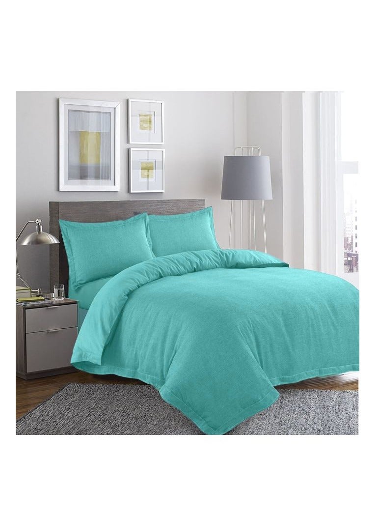 BYFT Orchard Exclusive (Sea Green) King Size Duvet Cover (245 x 265 + 30 Cm -Set of 1 Pc)  Cotton percale Weave, Soft and Luxurious, High Quality Bed linen -180 TC  - Image 1