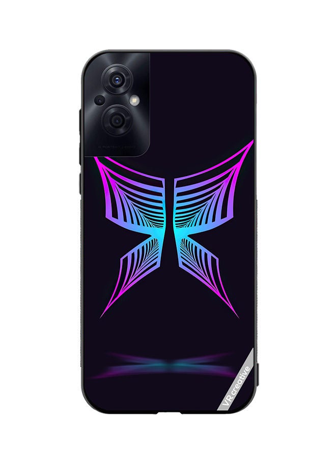 VR CREATIVE Protective Case Cover For Oppo Reno8 Z Butterfly Design Multicolour - Image 1