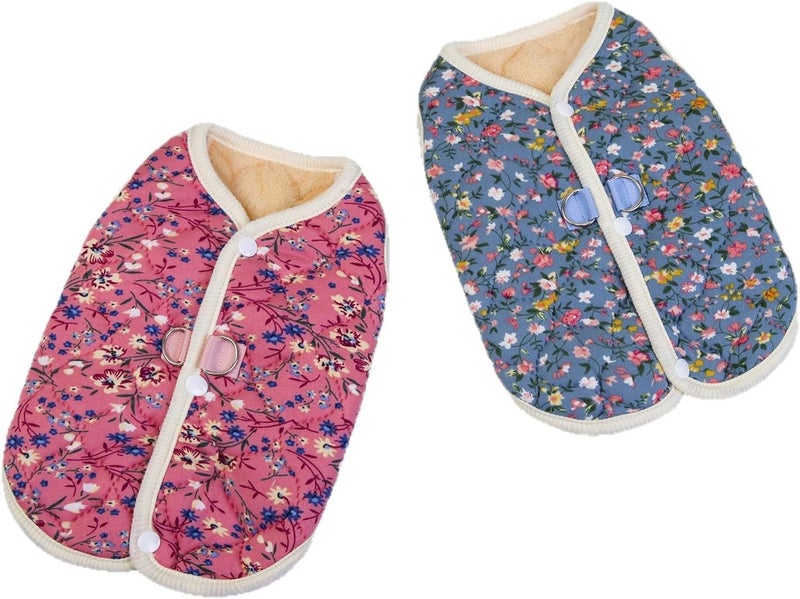 Girl Dog Vest Costume Apparel Fleece Coat Vest Spring Winter Cloth for Puppy and Cats Photo Props Polyester Outfit - Image 4