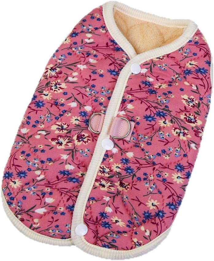 Girl Dog Vest Costume Apparel Fleece Coat Vest Spring Winter Cloth for Puppy and Cats Photo Props Polyester Outfit - Image 1
