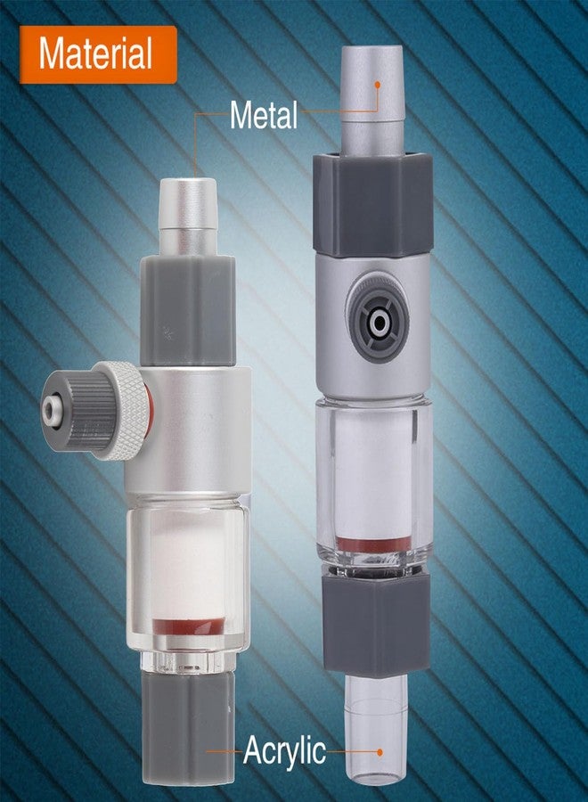 Beufee Aquarium Co2 Atomizer, 2 Types Aquarium Co2 Diffuser Carbon Dioxide Atomiser Inline Co2 Diffuser Inline Co2 Atomizer Diffuser - Image 5