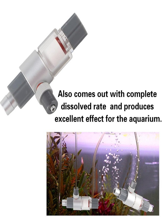 Beufee Aquarium Co2 Atomizer, 2 Types Aquarium Co2 Diffuser Carbon Dioxide Atomiser Inline Co2 Diffuser Inline Co2 Atomizer Diffuser - Image 2
