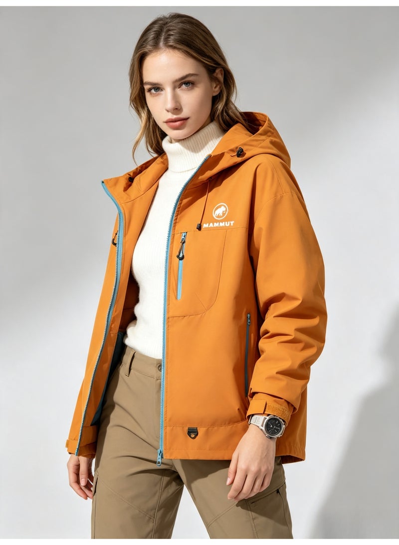 Mammut outdoor jacket for men and women windproof waterproof hooded mountaineering jacket - Image 4