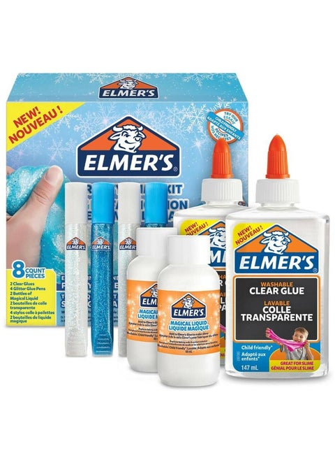 8-Piece Frosty Slime Kit Multicolour