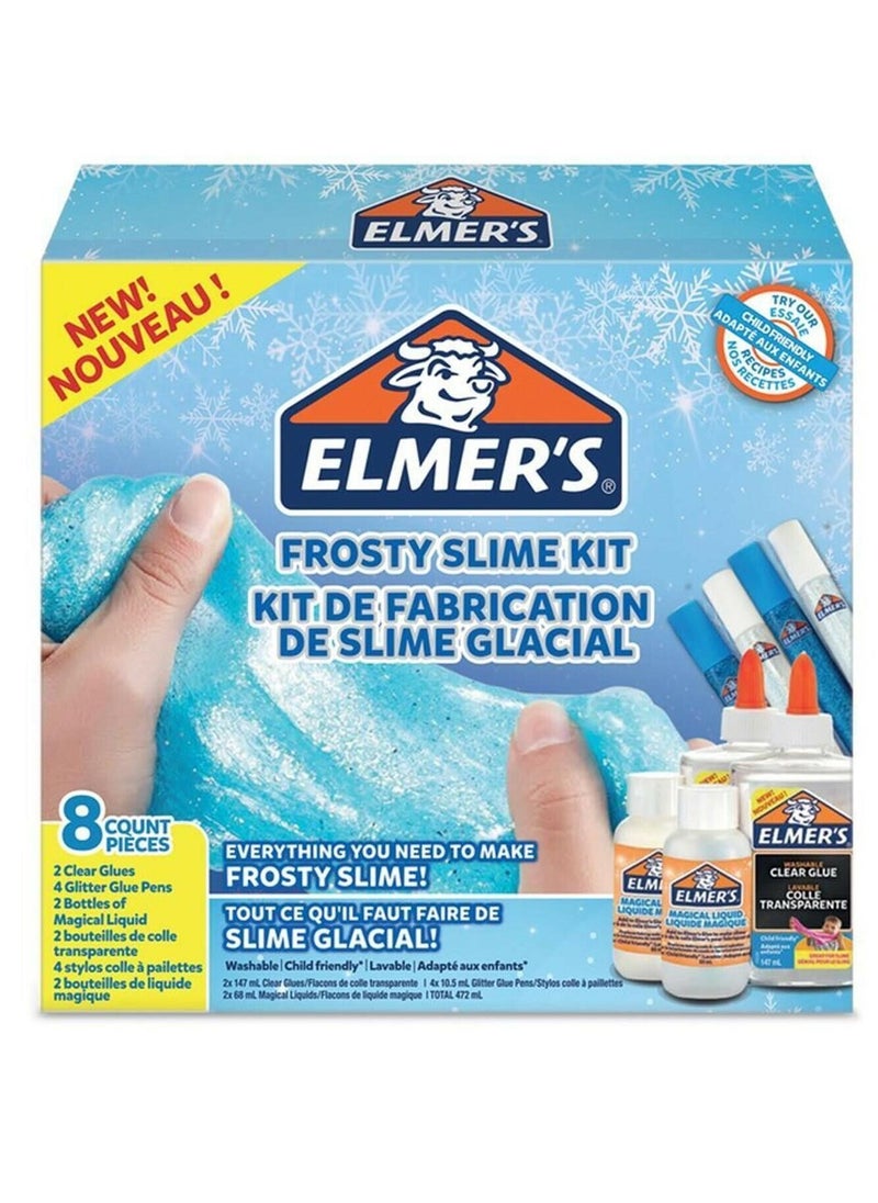 8-Piece Frosty Slime Kit Multicolour