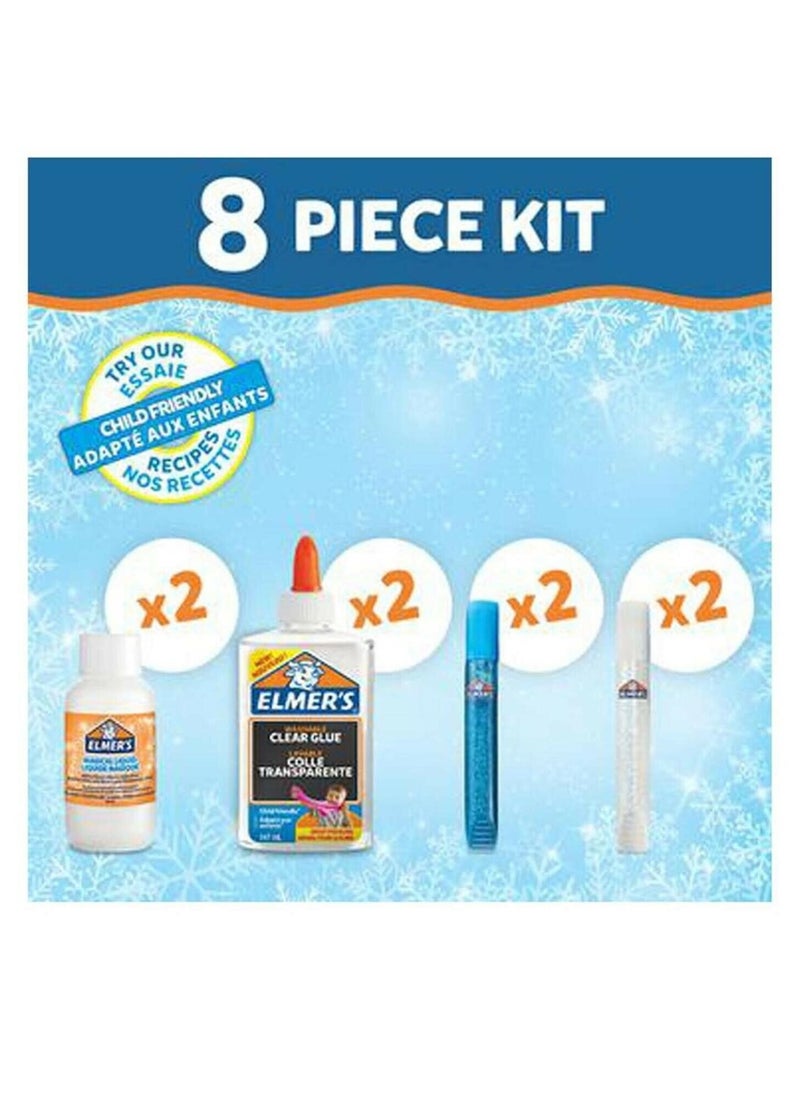 8-Piece Frosty Slime Kit Multicolour