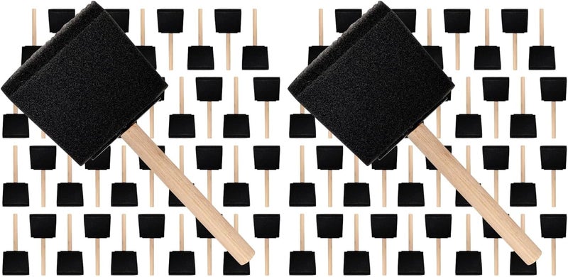 Pro-Grade - Foam Brushes - 3 Inch - 36 Piece Poly Foam Brush Set (Pack of 2) - Image 1