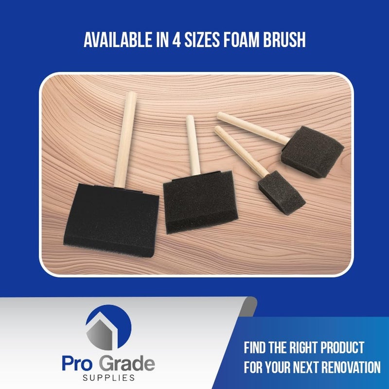 Pro-Grade - Foam Brushes - 3 Inch - 36 Piece Poly Foam Brush Set (Pack of 2) - Image 4