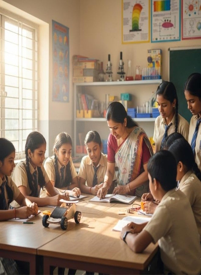 ESPtronics مجموعة سيارة لعبة تعمل بخلايا الطاقة الشمسية من إي إس بترونيكس، مشروع تجريبي علمي عملي لطلاب المدارس - Image 3