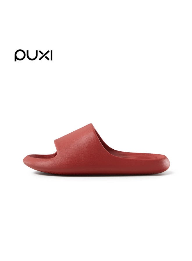 Park Xi Poxi Banana Boat Couple Slippers Women Summer Bathroom Non-slip Indoor Home Slippers Men Red 39-40 - Image 1