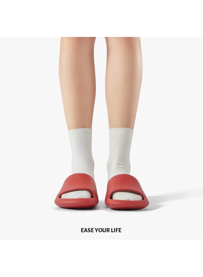 Park Xi Poxi Banana Boat Couple Slippers Women Summer Bathroom Non-slip Indoor Home Slippers Men Red 39-40 - Image 2