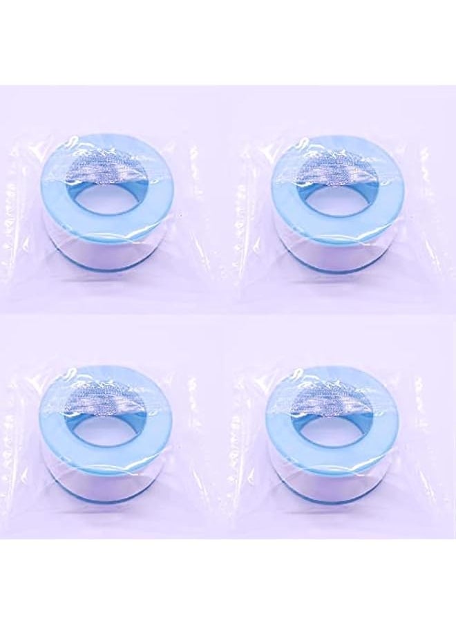 PROMASS promass 4pcs Teflon Tape, Thread Seal Tapes，PTFE Thread Seal Tape for Plumbers Sealant Tape for Leak Water Pipe Thread，0.59in*394in(15mm*10m) (Small) 