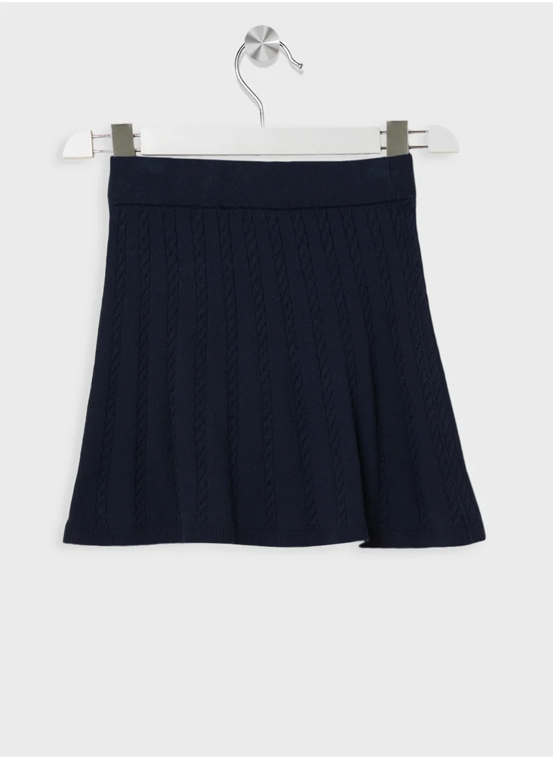 TOMMY HILFIGER Youth Wrap Mini Skirt