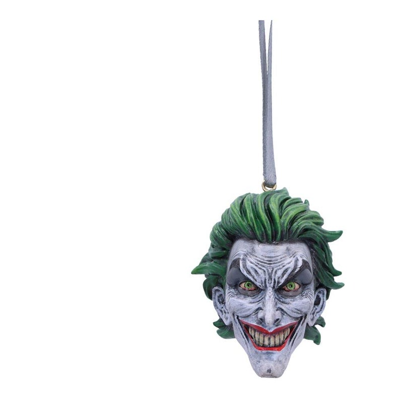 Nemesis Now The Joker Hanging Ornament 7cm Resin Green Officially Licensed DC Merchandise The Joker Hanging Ornament Cast in the Finest Resin Expertly HandPainted