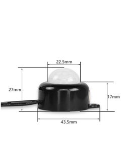 KASTWAVE Mini PIR Motion Sensor Switch, with USB Interface Cable 2A PIR Infrared Motion Human Body Sensor Detector Switch Light Sensor Adjustable, for LED Strip  - Image 5