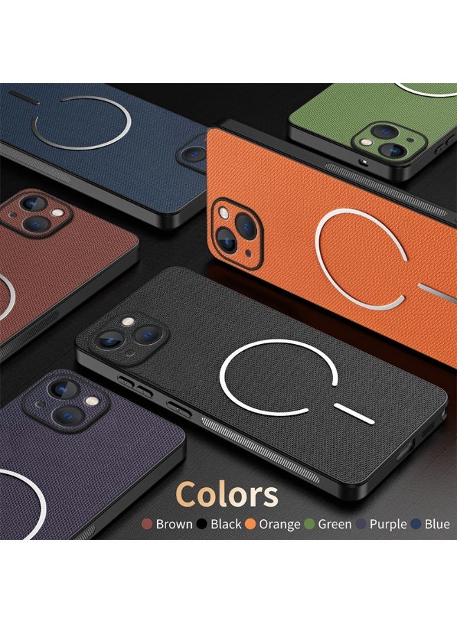 iPhone 15 Case with Magnetic Wireless Charging Compatibility,     Textured - Image 1