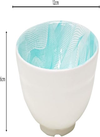 Melamine Rice Bowl, Deep Round Soup Bowls Serving Snacks, Salad, Pasta, Dry Fruits, Dinner Kitchen Dining Tableware In Floral Illustration Texture Stripes Pattern (Aqua Blue Stripes 12X5 Cm) - pzsku/ZB0D375CBD1BB86ADA9B9Z/45/_/1716203637/4f1d2d76-eef2-4022-94a1-e79e486b8047