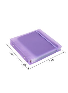 UNIMEIX UNIMEIX 12 Pcs Magnetic Sheets for Dies Storage with 1 Pocket Folder, Storage Stamp and Die Storage Pockets Die Cut Storage for Card Making Supplies(0.8 mm Thickness, Purple)  - Image 5