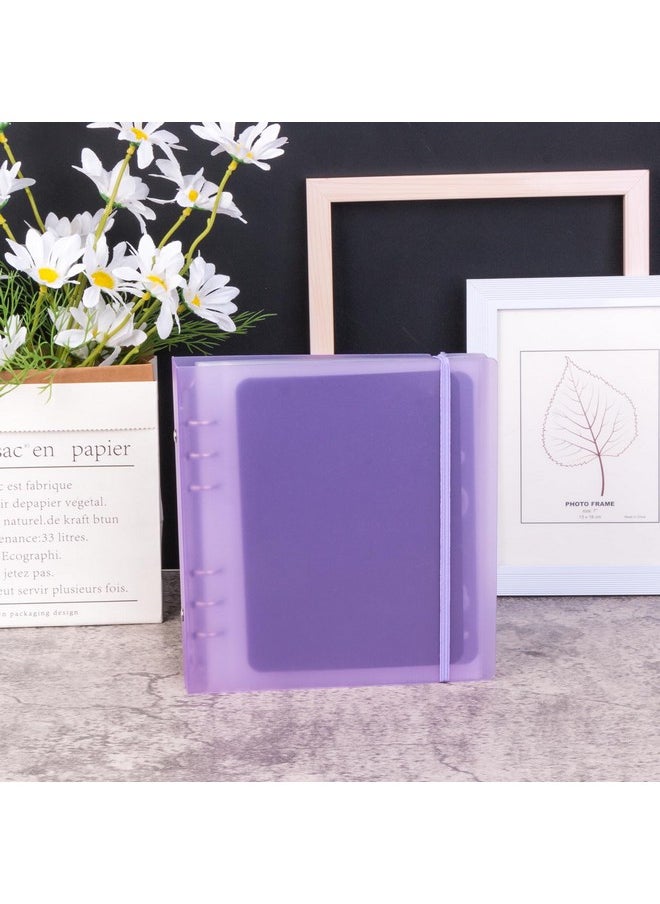 UNIMEIX UNIMEIX 12 Pcs Magnetic Sheets for Dies Storage with 1 Pocket Folder, Storage Stamp and Die Storage Pockets Die Cut Storage for Card Making Supplies(0.8 mm Thickness, Purple)  - Image 4