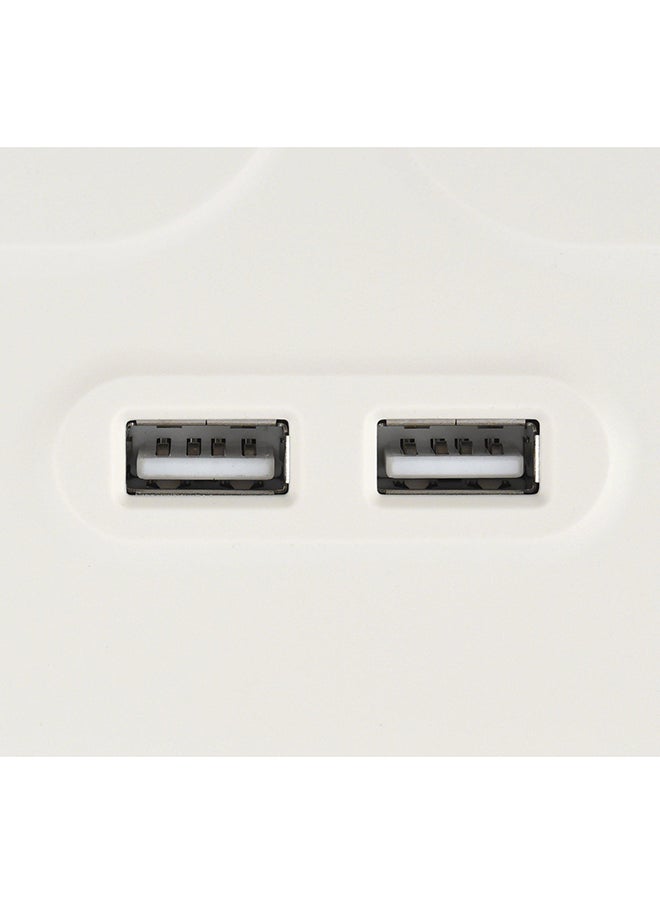 belkin 6 Way Surge Protection Strip With 2 USB Charging 2M  - Image 3