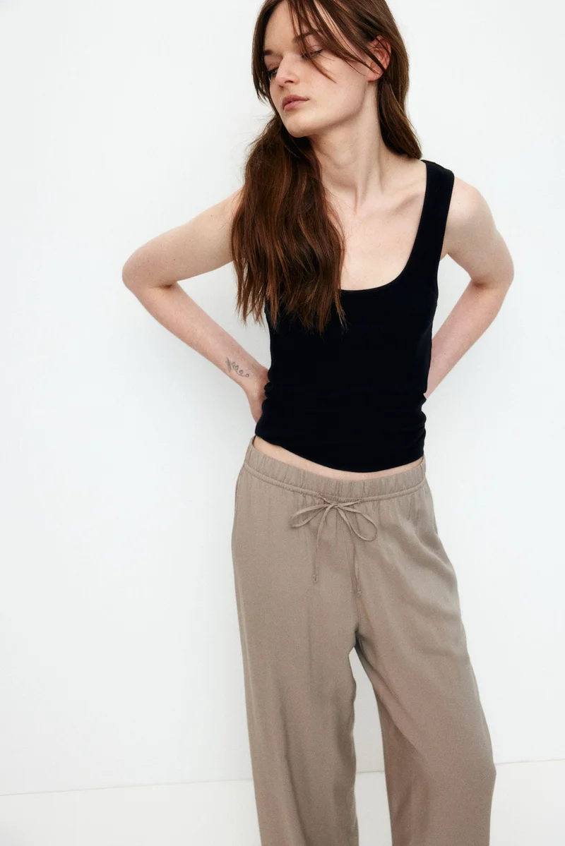 H&M Wide pull-on trousers