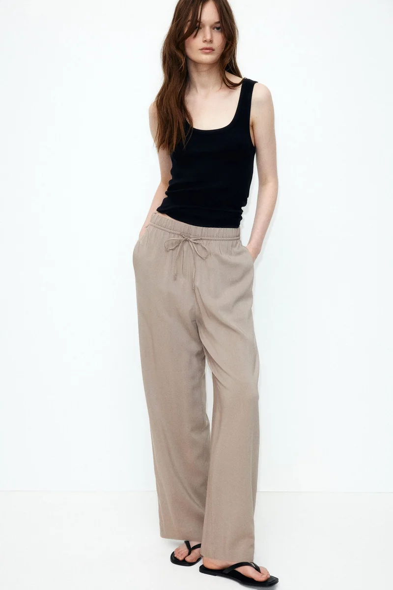 H&M Wide pull-on trousers