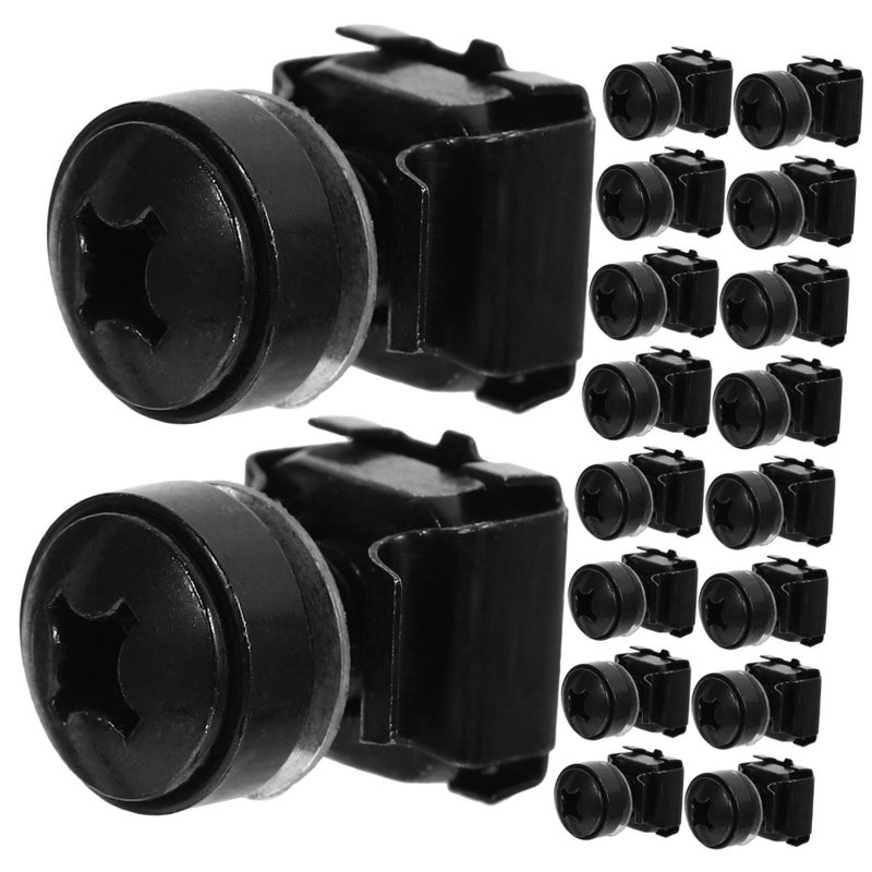 50 Pcs Cage Nut for Server Rack Cabinet Mounting Hardware Easy Install Standard Finish - Image 2