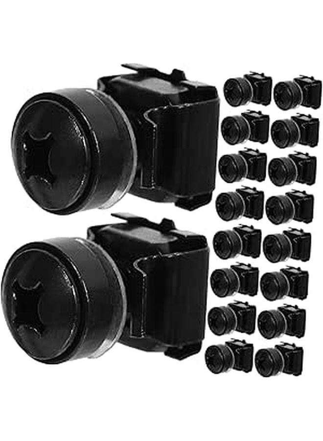 50 Pcs Cage Nut for Server Rack Cabinet Mounting Hardware Easy Install Standard Finish - Image 1