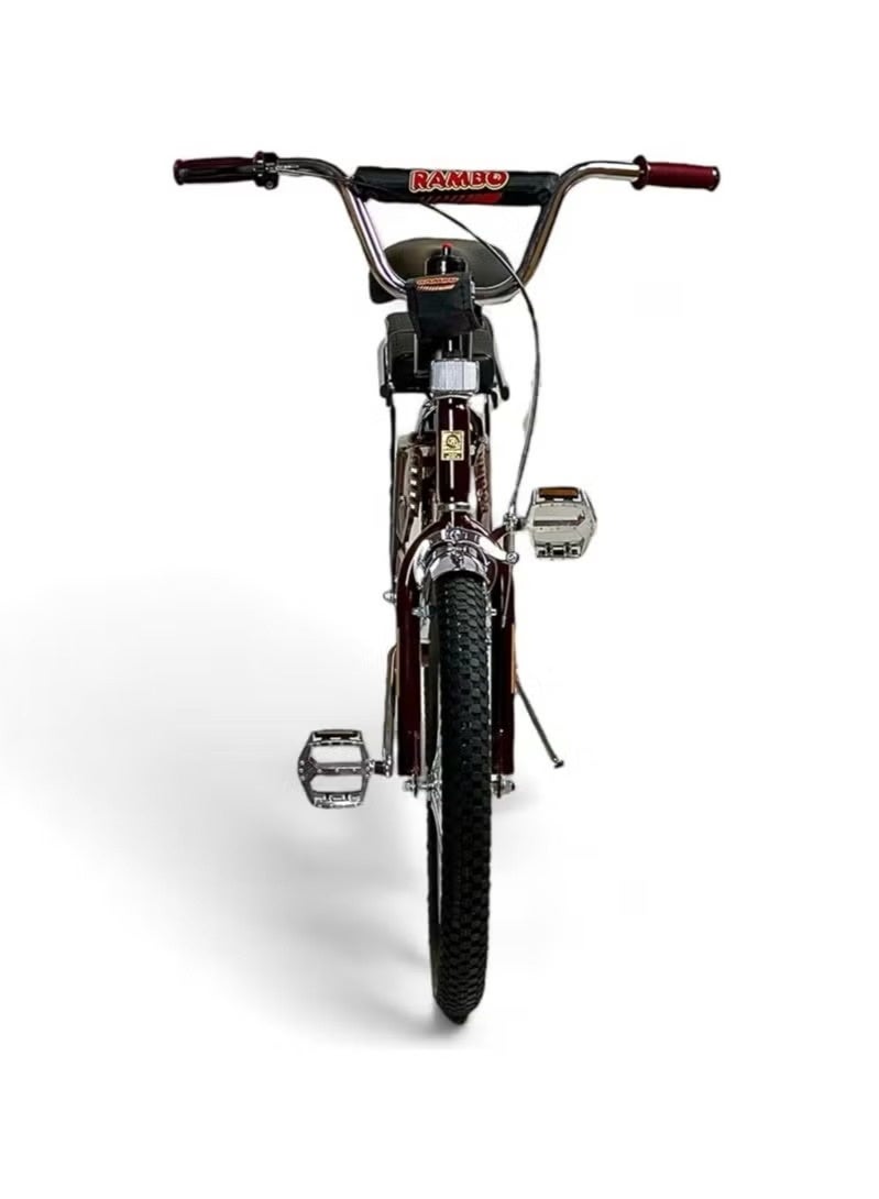 Rambo Freestyle Kids Bike with 2 Seats, 20-Inch Size Rambo Bicycle indonesian Design with Adjustable Seat, Children Bicycle with Air Filled Wheels, Hand and Rear Brakes, For Ages 8+ - Image 5