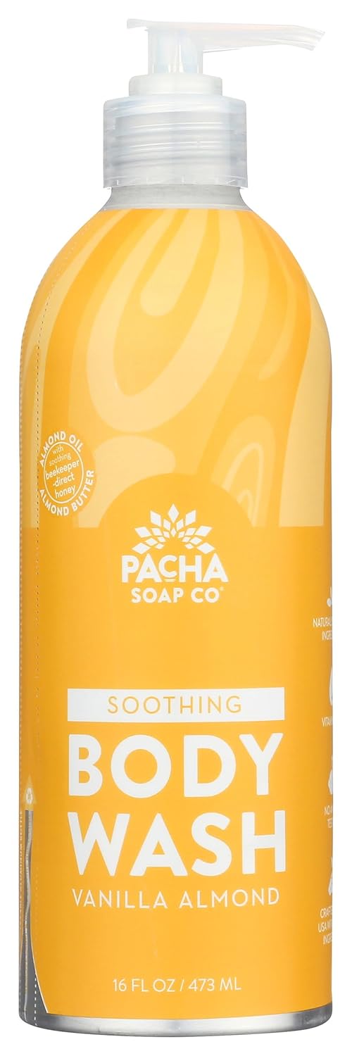 Pacha Soap Co PACHA SOAP Vanilla Almond Body Wash 16 FZ - Image 1