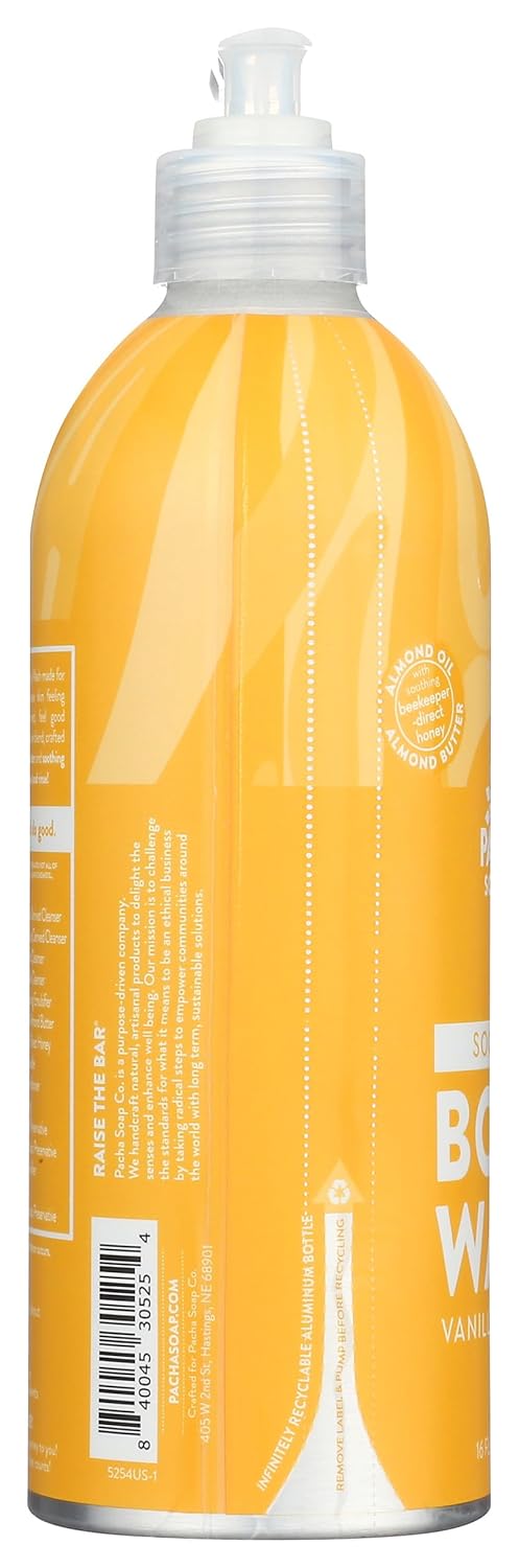 Pacha Soap Co PACHA SOAP Vanilla Almond Body Wash 16 FZ - Image 5
