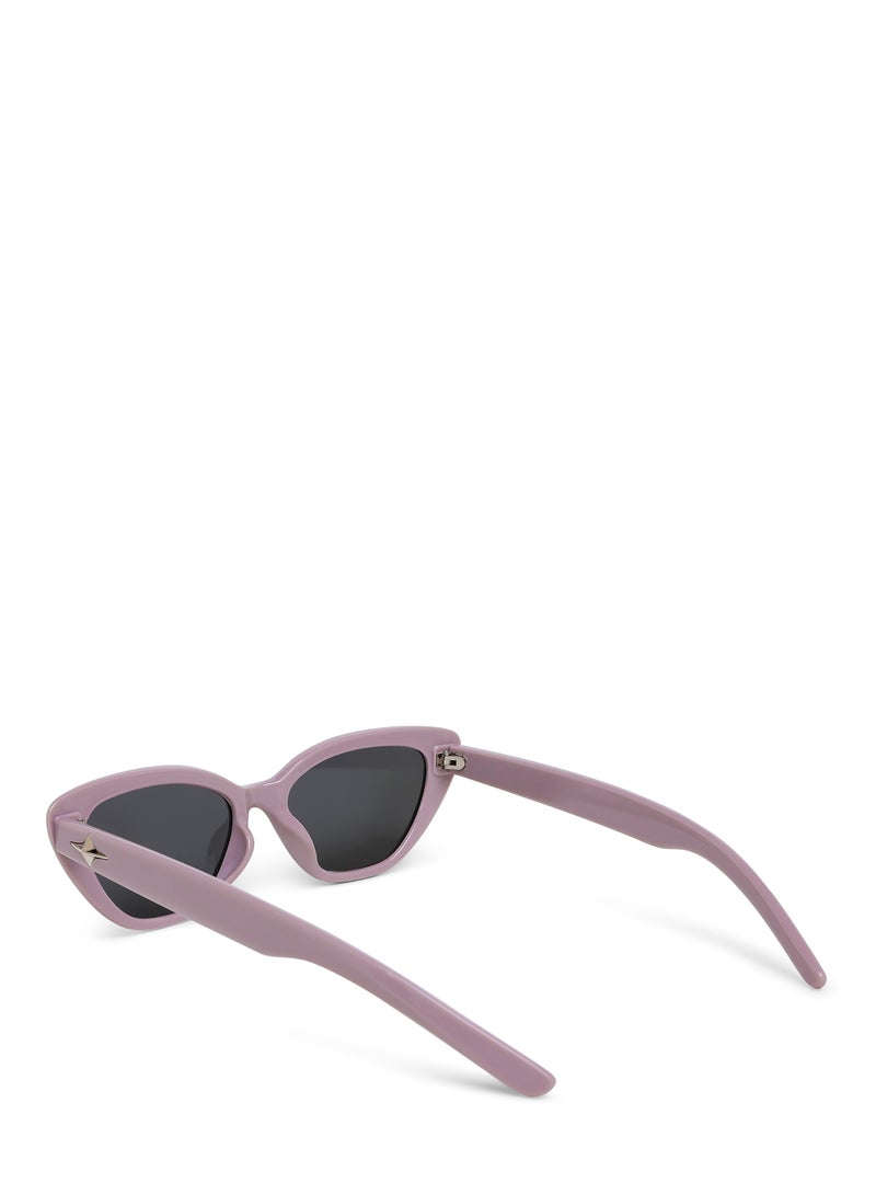 London Rag Cat Eye Sunglasses in Purple - Image 3